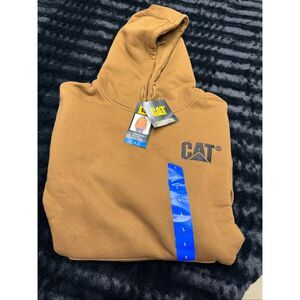 High Quality Tan Caterpillar Men’s Large Hoodie!  #workwear